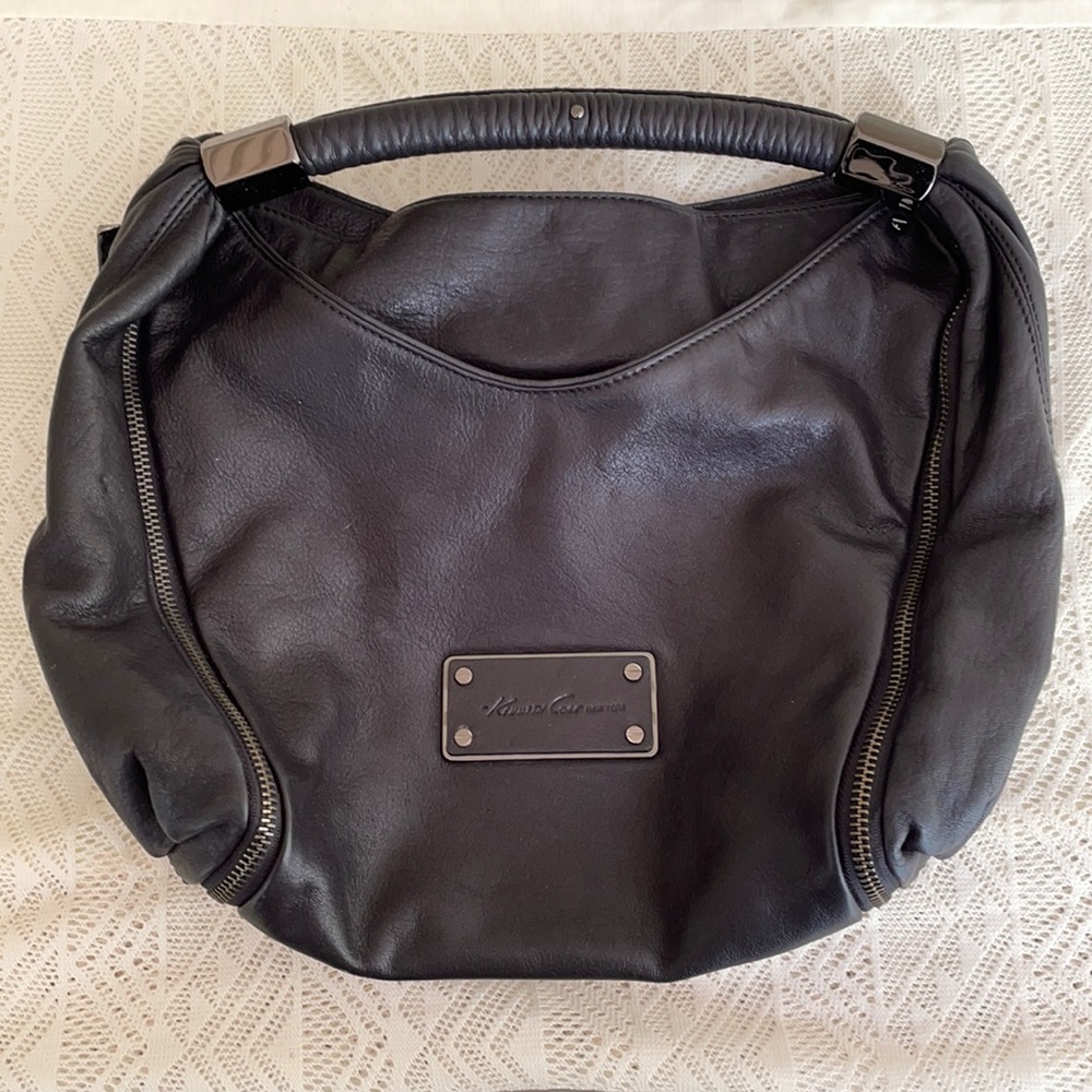 Kenneth Cole Black Leather Handbag